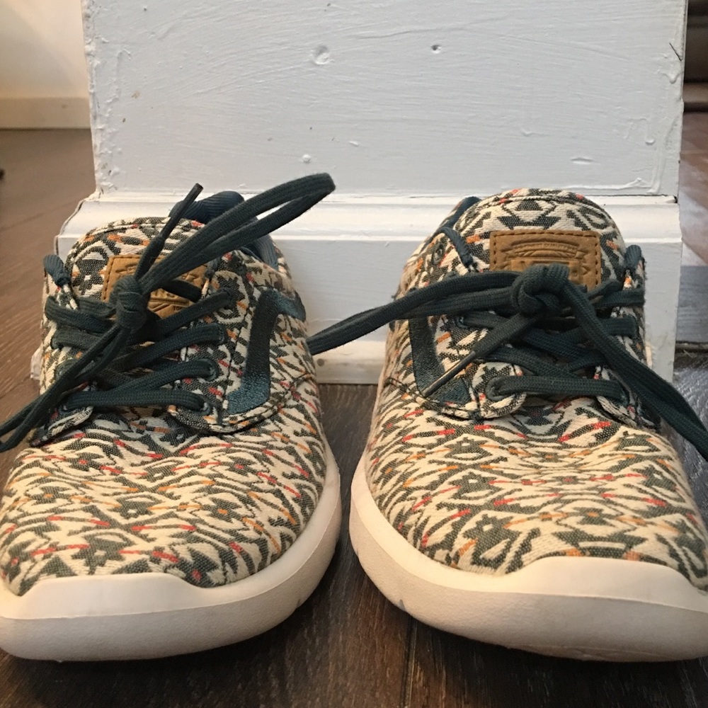 Vans tribal print sneaker.